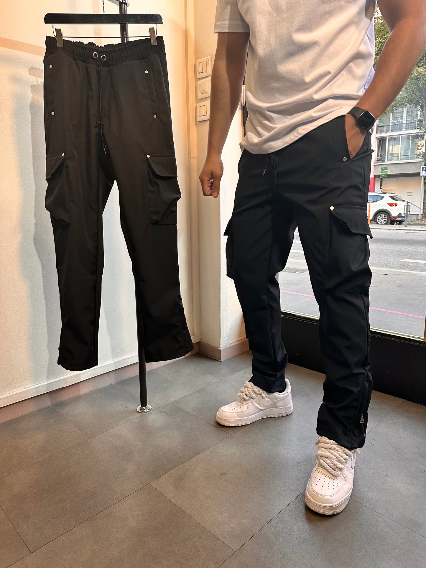 Cargo Noir à Zip