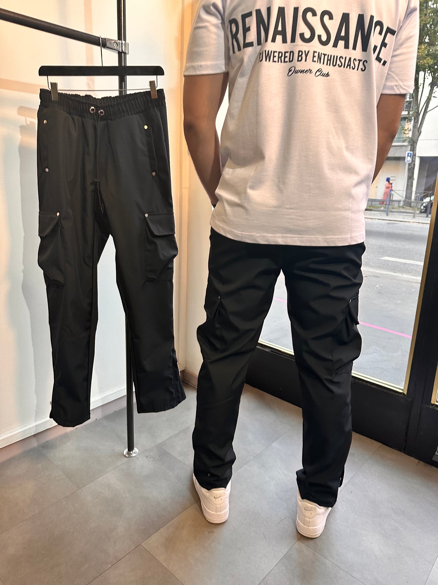 Cargo Noir à Zip