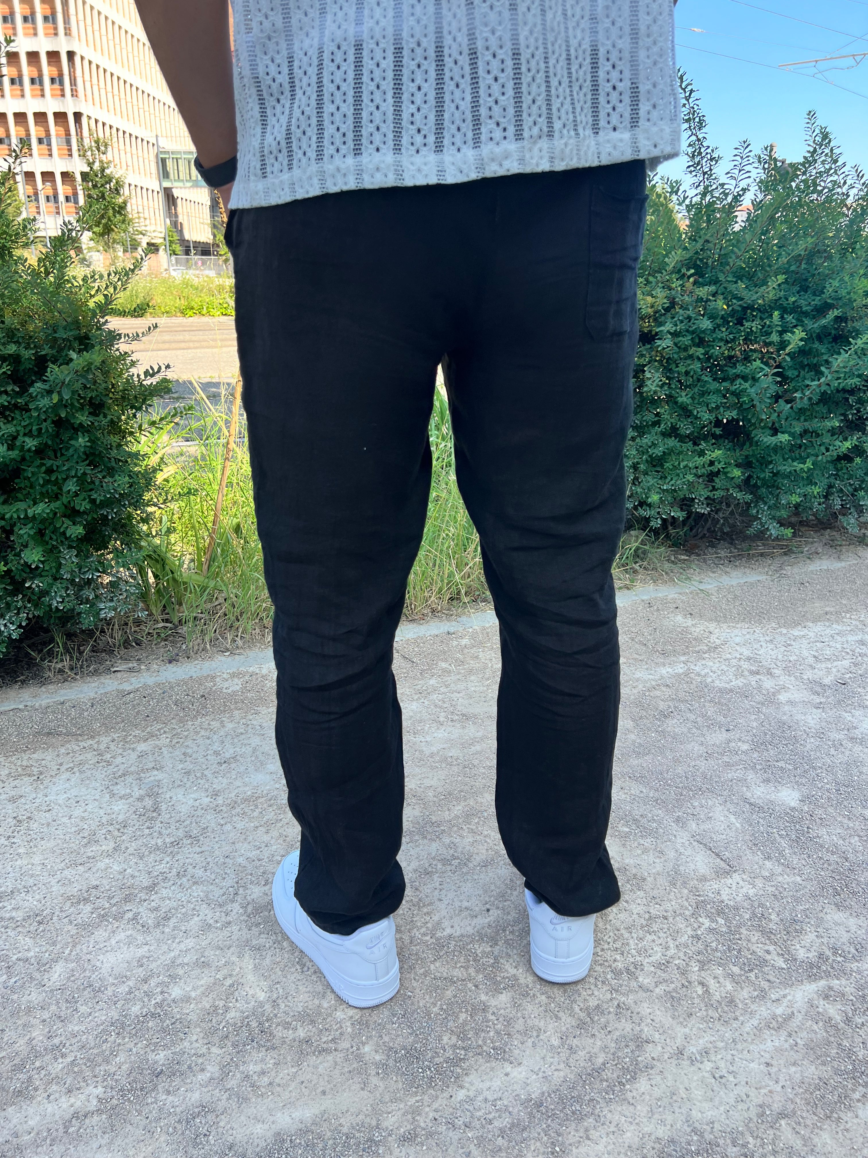 Pantalon Noir Lin