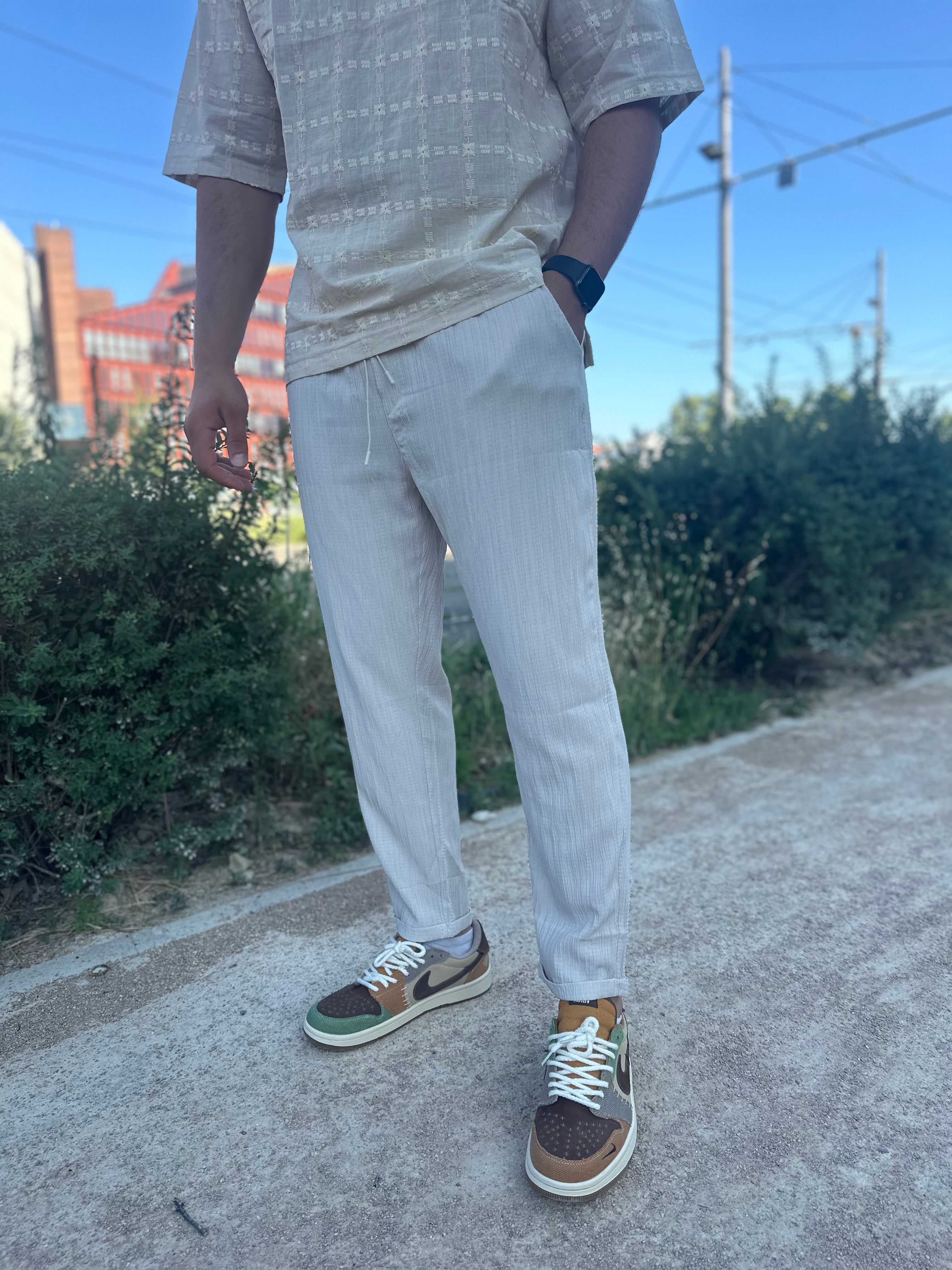 Pantalon Beige Léger