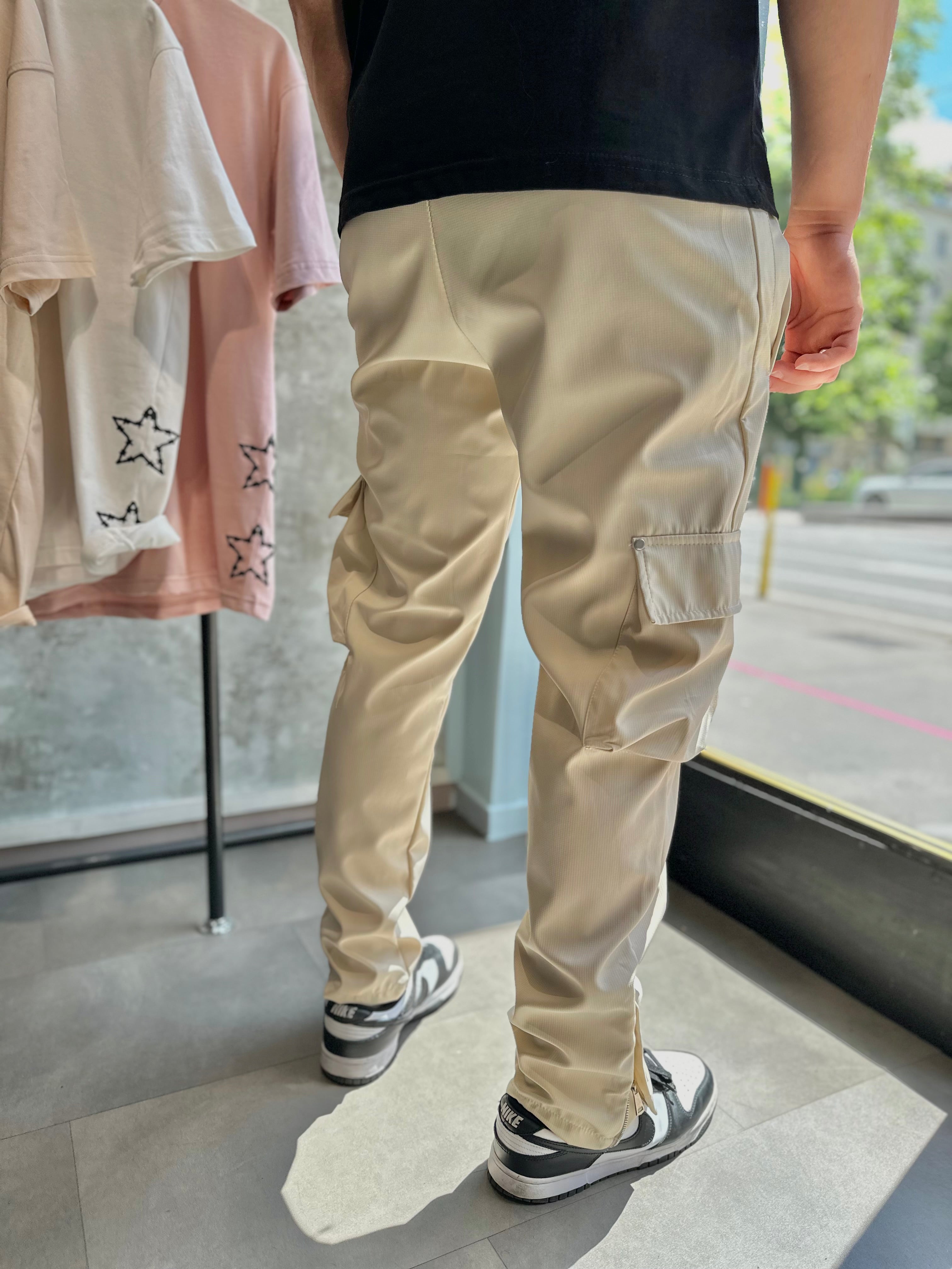 Cargo Beige à Zip